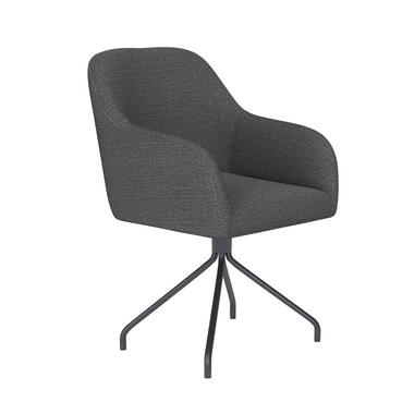 Housecraft Otis Eetkamerstoel Draaibaar Metaal Spider Grijs product