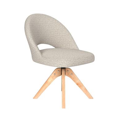 Housecraft Mick Eetkamerstoel Draaibaar Hout Off-White - Beige product