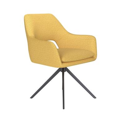 Housecraft Mos Eetkamerstoel Draaibaar Metaal Okergeel product