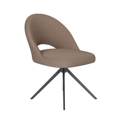 Housecraft Mick Eetkamerstoel Draaibaar Metaal Taupe product