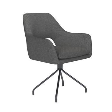 Housecraft Mos Eetkamerstoel Draaibaar Metaal Spider Grijs product