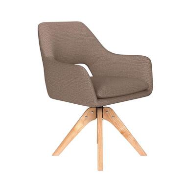 Housecraft Mos Eetkamerstoel Draaibaar Hout Taupe product