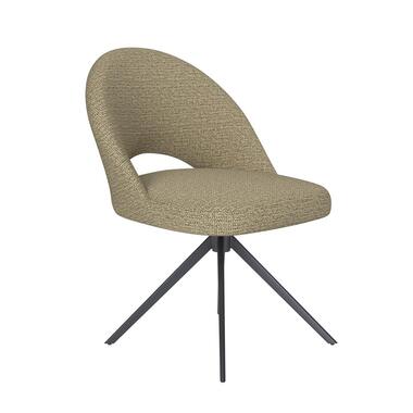 Housecraft Mick Eetkamerstoel Draaibaar Metaal Pistache groen product