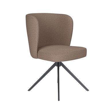 Housecraft Stan Eetkamerstoel Draaibaar Metaal Taupe product