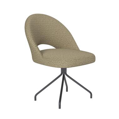 Housecraft Mick Eetkamerstoel Draaibaar Metaal Spider Pistache groen product