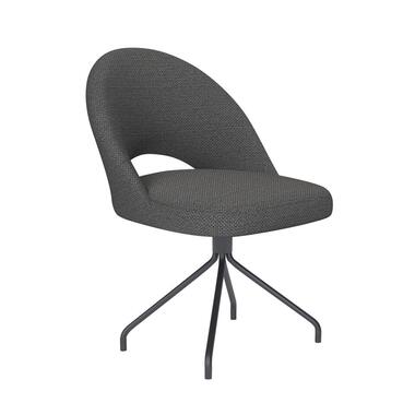 Housecraft Mick Eetkamerstoel Draaibaar Metaal Spider Grijs product