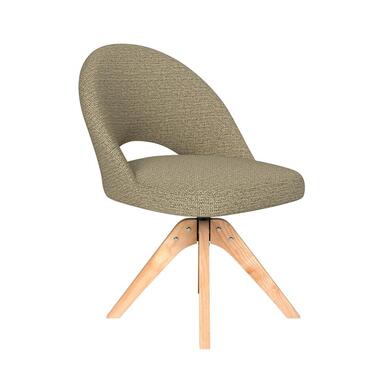 Housecraft Mick Eetkamerstoel Draaibaar Hout Pistache groen product