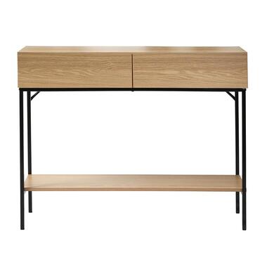 Calicosy - Sidetable met 2 Laden - Eikenlook - B100 cm product