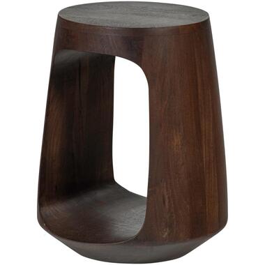 WOOOD Bayo Bijzettafel - Mangohout - Bruin/Walnoot - 45x33x33 product
