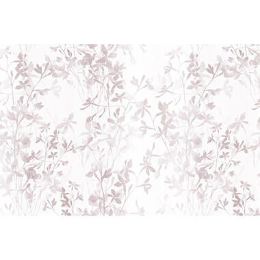 Sanders & Sanders fotobehang - bloemen - roze en wit - 424 x 280 cm - 640909 product