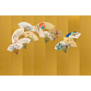 Sanders & Sanders fotobehang oosters motief okergeel - 424 x 280 cm