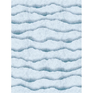 Sanders & Sanders fotobehang - gelaagd marmer steen - blauw - 212 x 280 cm product