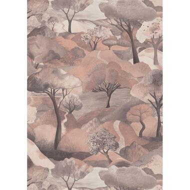 Erismann behang - bomen - bruin - 53 cm x 10.05 m - 662448 product
