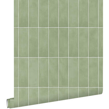 ESTAhome behang - tegelmotief - groen - 50 x 900 cm - 131540 product