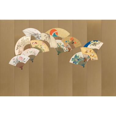 Sanders & Sanders fotobehang oosters motief warm beige - 424 x 280 cm