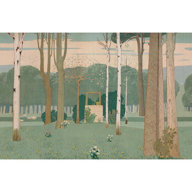 Sanders & Sanders fotobehang - bos - groen - 424 x 280 cm - 640783 product