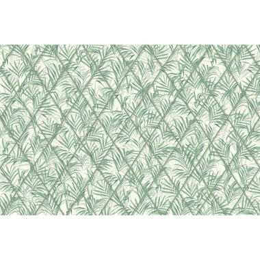 Sanders & Sanders fotobehang - palmbladeren - groen - 424 x 280 cm - 640924 product