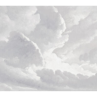 Sanders & Sanders fotobehang - wolken - grijs - 318 x 280 cm - 640845 product