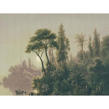 Sanders & Sanders fotobehang - jungle-motief - groen - 371 x 280 cm - 640823 product