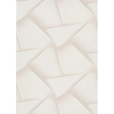 Erismann behang - 3D grafisch motief - lichtbeige - 53 cm x 10.05 m - 662588 product