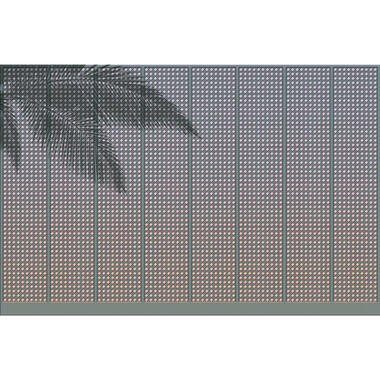 Sanders & Sanders fotobehang - palmbladeren - meerkleurig - 424 x 280 cm product
