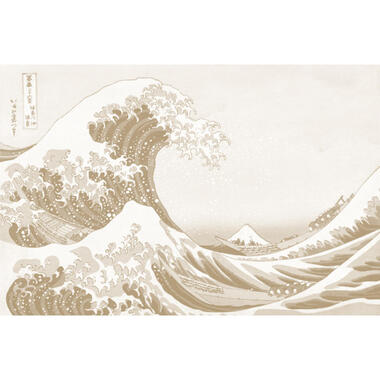 Sanders & Sanders fotobehang - Japanse kunst - beige - 424 x 280 cm - 640967 product