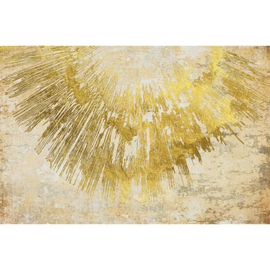 Sanders & Sanders fotobehang - steen - goud - 424 x 280 cm - 640860 product