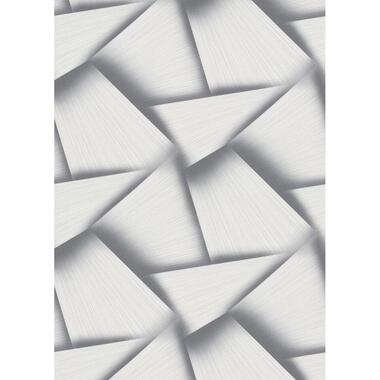 Erismann behang - 3D grafisch motief - grijs - 53 cm x 10.05 m - 662593 product