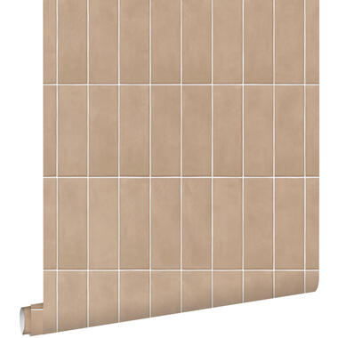 ESTAhome behang - tegelmotief - beige - 50 x 900 cm - 131536 product