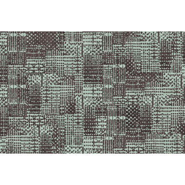 Sanders & Sanders fotobehang - fijne stippen - zwart en groen - 424 x 280 cm product