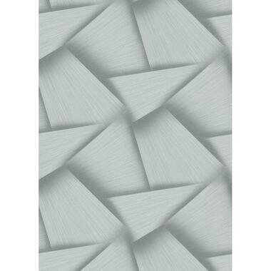 Erismann behang - 3D grafisch motief - groen - 53 cm x 10.05 m - 662590 product