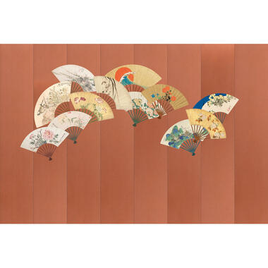 Sanders & Sanders fotobehang oosters motief terracotta - 424 x 280 cm