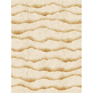 Sanders & Sanders fotobehang - gelaagd marmer steen - warm beige - 212 x 280 cm product