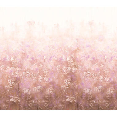 Sanders & Sanders fotobehang - bloemetjes - roze en paars - 318 x 280 cm product