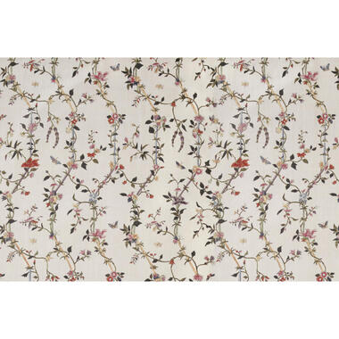 Sanders & Sanders fotobehang - bloemen - roze en groen - 424 x 280 cm - 640942 product