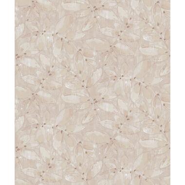 Sanders & Sanders behang - getekende bladeren - beige - 53 cm x 10,05 m - 640748 product