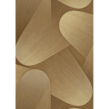 Erismann behang - 3D grafisch motief - warm goud - 53 cm x 10.05 m - 662387 product