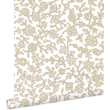 ESTAhome behang - vintage bloemen - beige - 50 x 900 cm - 131518 product