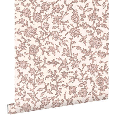 ESTAhome behang - vintage bloemen - paars - 50 x 900 cm - 131522 product