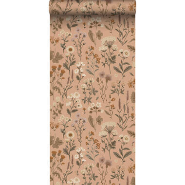 Sanders & Sanders behang - veldbloemen - terracotta roze - 50 x 900 cm - 935376 product