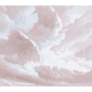 Sanders & Sanders fotobehang - wolken - roze - 318 x 280 cm - 640844 product