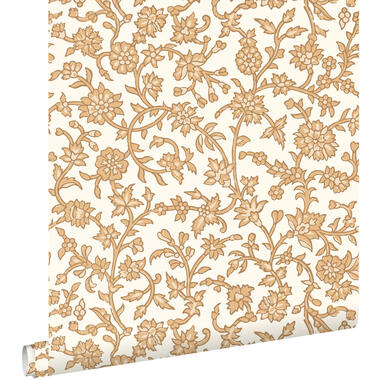 ESTAhome behang - vintage bloemen - bruin - 50 x 900 cm - 131520 product