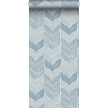 Sanders & Sanders behang - grafisch motief - blauw - 53 cm x 10,05 m - 640738 product