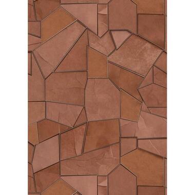 Erismann behang - tegelmotief - terracotta - 53 cm x 10.05 m - 662361 product