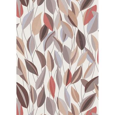 Erismann behang - bladeren - terracotta, grijs en bruin - 53 cm x 10.05 m product