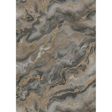 Erismann behang - marmer - grijs en goud - 53 cm x 10.05 m - 662372 product