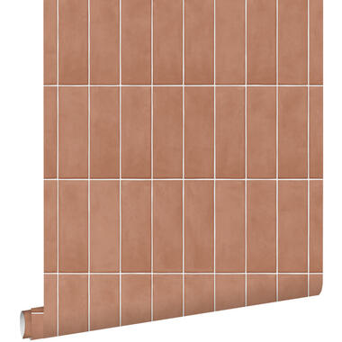 ESTAhome behang - tegelmotief - terracotta - 50 x 900 cm - 131538 product