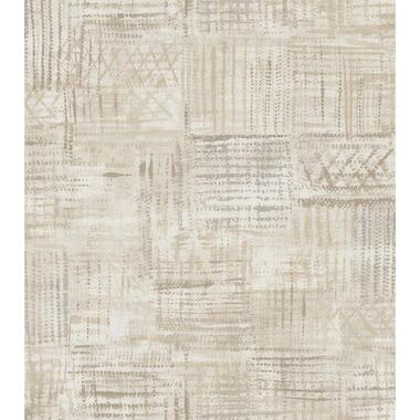 Sanders & Sanders behang - grafisch motief - beige - 53 cm x 10,05 m - 640752 product