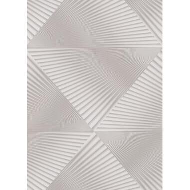 Erismann behang - 3D grafisch motief - taupe - 53 cm x 10.05 m - 662609 product