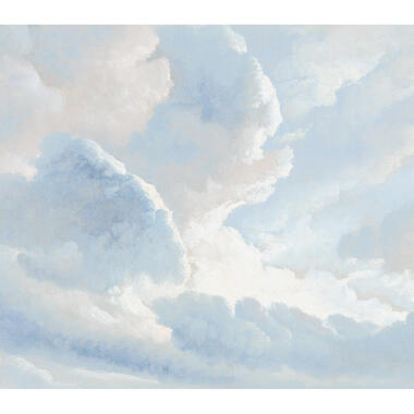 Sanders & Sanders fotobehang - wolken - blauw - 318 x 280 cm - 640843 product